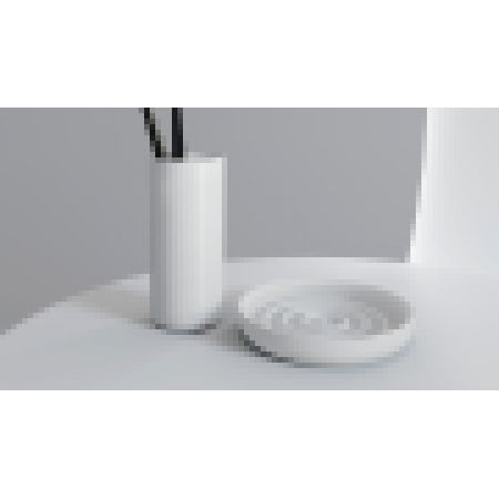 Стакан для щеток каменный GOCCE DI SALINI 1901201 белый Стакан для щеток каменный GOCCE DI SALINI 1901201 белый