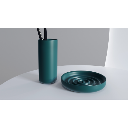 Стакан для щеток каменный GOCCE DI SALINI 1901201 белый Стакан для щеток каменный GOCCE DI SALINI 1901201 белый