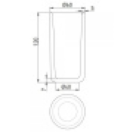 Стакан для щеток каменный GOCCE DI SALINI 1901201RF черный Стакан для щеток каменный GOCCE DI SALINI 1901201RF черный