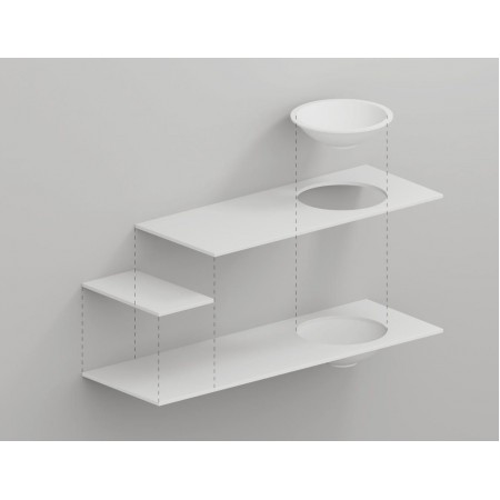 Столешница каменная матовая 200x70 SALINI COSTA 200221M Столешница каменная матовая 200x70 SALINI COSTA 200221M