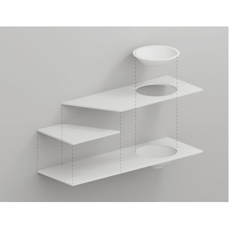 Столешница каменная матовая 200x70 SALINI COSTA 200221M Столешница каменная матовая 200x70 SALINI COSTA 200221M