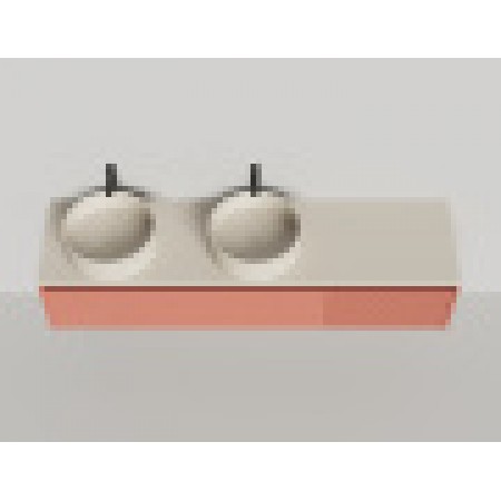 Подвесная тумба со столешницей SALINI Domino 200x70 эмаль 27D120 Подвесная тумба со столешницей SALINI Domino 200x70 эмаль 27D120