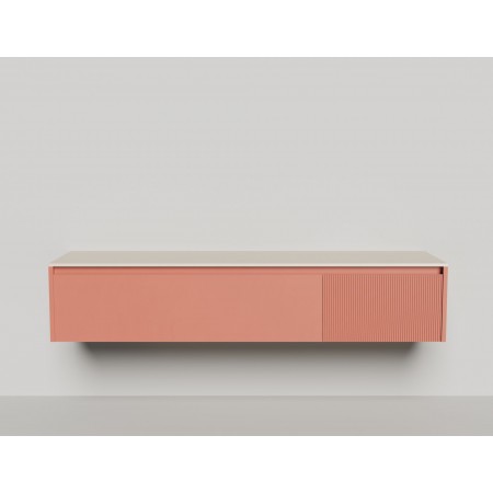 Подвесная тумба со столешницей SALINI Domino 200x70 эмаль 27D120 Подвесная тумба со столешницей SALINI Domino 200x70 эмаль 27D120