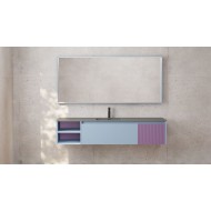 Тумба со столешницей 1600х500х400 см SALINI DOMINO 27D316IN RAL