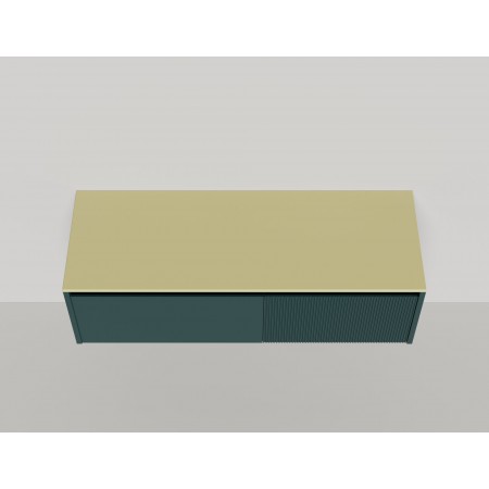 Подвесная тумба со столешницей SALINI Domino 140x50 эмаль 27D114 Подвесная тумба со столешницей SALINI Domino 140x50 эмаль 27D114