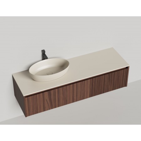 Подвесная тумба со столешницей SALINI Domino 140x50 шпон 27D214 Подвесная тумба со столешницей SALINI Domino 140x50 шпон 27D214