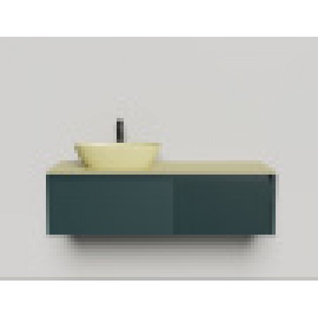 Подвесная тумба со столешницей SALINI Domino 180x50 эмаль 27D118 Подвесная тумба со столешницей SALINI Domino 180x50 эмаль 27D118