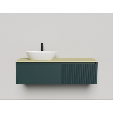 Подвесная тумба со столешницей SALINI Domino 180x50 эмаль 27D118 Подвесная тумба со столешницей SALINI Domino 180x50 эмаль 27D118