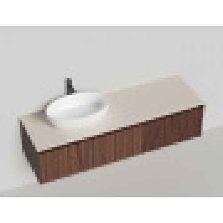 Подвесная тумба со столешницей SALINI Domino 180x50 шпон 27D218 Подвесная тумба со столешницей SALINI Domino 180x50 шпон 27D218