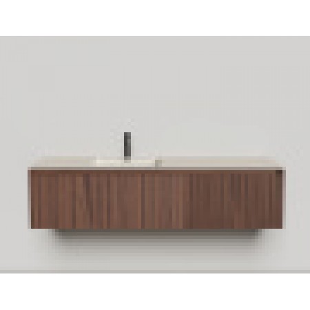 Подвесная тумба со столешницей SALINI Domino 180x50 шпон 27D218 Подвесная тумба со столешницей SALINI Domino 180x50 шпон 27D218