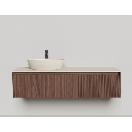 Подвесная тумба со столешницей SALINI Domino 180x50 шпон 27D218 Подвесная тумба со столешницей SALINI Domino 180x50 шпон 27D218