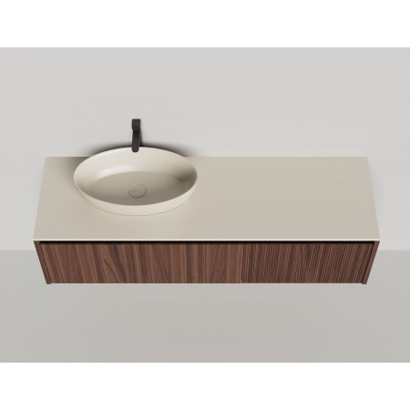 Подвесная тумба со столешницей SALINI Domino 180x50 шпон 27D218 Подвесная тумба со столешницей SALINI Domino 180x50 шпон 27D218