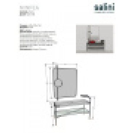 Напольная тумба со столешницей и зеркалом SALINI Ninfea 140x74 стальная черная 27N114 Напольная тумба со столешницей и зеркалом SALINI Ninfea 140x74 стальная черная 27N114