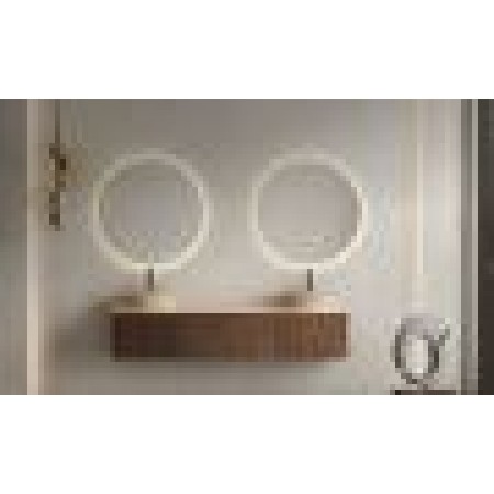 Зеркало для ванной с LED подсветкой, обогрев-антизапотевание, сенсорный выключатель, Ø90 см SALINI OMBRA 27M0390BH Зеркало для ванной с LED подсветкой, обогрев-антизапотевание, сенсорный выключатель, Ø90 см SALINI OMBRA 27M0390BH