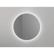 Зеркало для ванной с LED подсветкой, обогрев-антизапотевание, сенсорный выключатель, Ø100 см SALINI OMBRA 27M0310BH