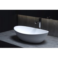 Раковина каменная глянцевая 56х34 SALINI NOEMI 1101103G