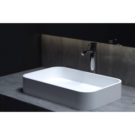 Раковина каменная матовая 55х35 SALINI CALLISTA 104 1101204SM Раковина каменная матовая 55х35 SALINI CALLISTA 104 1101204SM