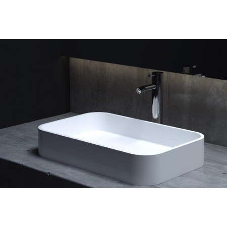 Раковина каменная матовая 55х35 SALINI CALLISTA 104 1101204SM Раковина каменная матовая 55х35 SALINI CALLISTA 104 1101204SM