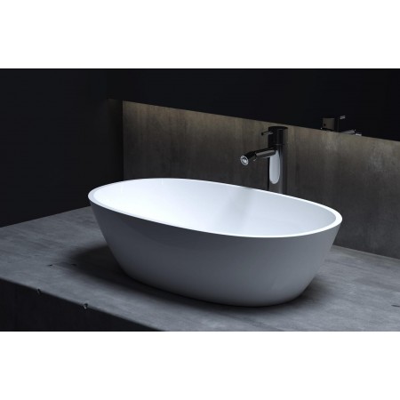 Раковина каменная глянцевая 56х34 SALINI SOFIA 106 1101106G Раковина каменная глянцевая 56х34 SALINI SOFIA 106 1101106G