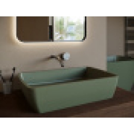 Раковина каменная матовая 65х40 SALINI GLORIA 312 1102212M Раковина каменная матовая 65х40 SALINI GLORIA 312 1102212M