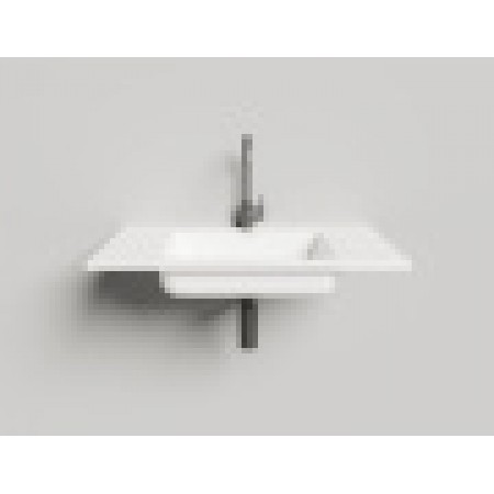 Раковина-столешница каменная матовая 80x50 SALINI ONDA 1402201M Раковина-столешница каменная матовая 80x50 SALINI ONDA 1402201M