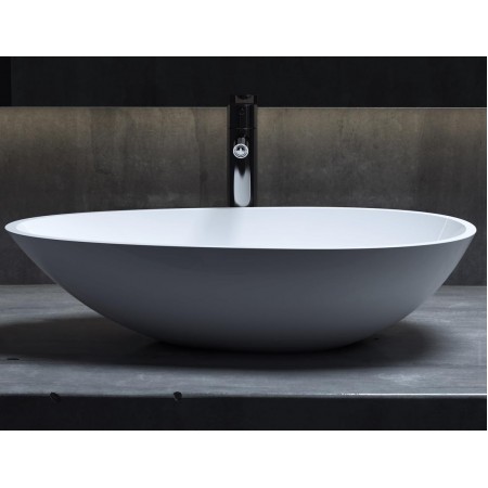 Раковина каменная глянцевая 58х35 SALINI PAOLA 1101101GRH окрашена по RAL снаружи Раковина каменная глянцевая 58х35 SALINI PAOLA 1101101GRH окрашена по RAL снаружи