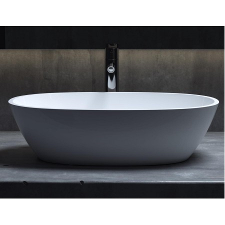 Раковина каменная глянцевая 56х34 SALINI SOFIA 106 1101106GRH окрашена по RAL снаружи Раковина каменная глянцевая 56х34 SALINI SOFIA 106 1101106GRH окрашена по RAL снаружи