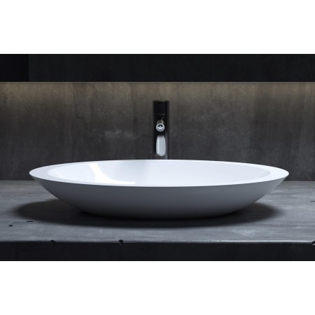 Раковина каменная матовая 58х35 SALINI CALLISTA 102 1101202SMRF окрашена по RAL Раковина каменная матовая 58х35 SALINI CALLISTA 102 1101202SMRF окрашена по RAL