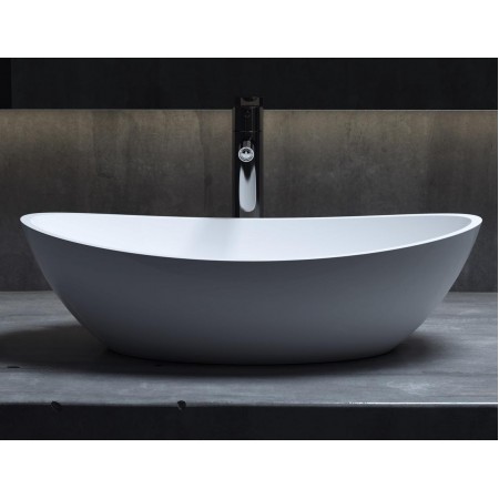 Раковина каменная матовая 56х34 SALINI CALLISTA 103 1101203SMRH окрашена по RAL снаружи Раковина каменная матовая 56х34 SALINI CALLISTA 103 1101203SMRH окрашена по RAL снаружи