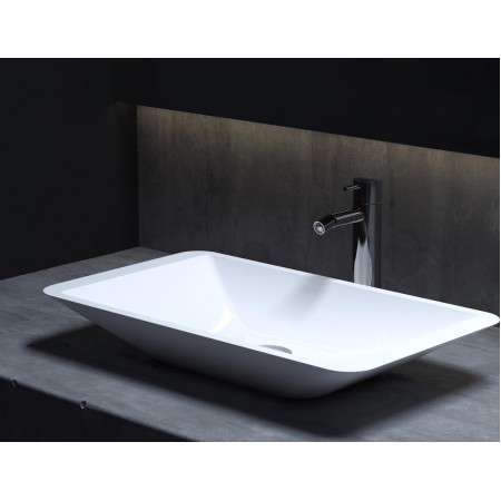 Раковина каменная матовая 58х35 SALINI CALLISTA 107 1101207SMRH окрашена по RAL снаружи Раковина каменная матовая 58х35 SALINI CALLISTA 107 1101207SMRH окрашена по RAL снаружи