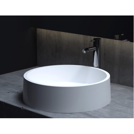 Раковина каменная матовая 44х44 SALINI GLORIA 301 1102201MRF окрашена по RAL Раковина каменная матовая 44х44 SALINI GLORIA 301 1102201MRF окрашена по RAL