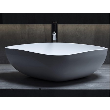 Раковина каменная матовая 56х40 SALINI GLORIA 306 1102206MRH окрашена по RAL снаружи Раковина каменная матовая 56х40 SALINI GLORIA 306 1102206MRH окрашена по RAL снаружи