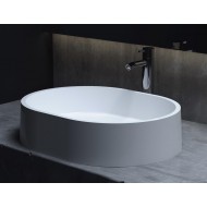 Раковина каменная матовая 56х44 SALINI GLORIA 311 1102211MRF окрашена по RAL