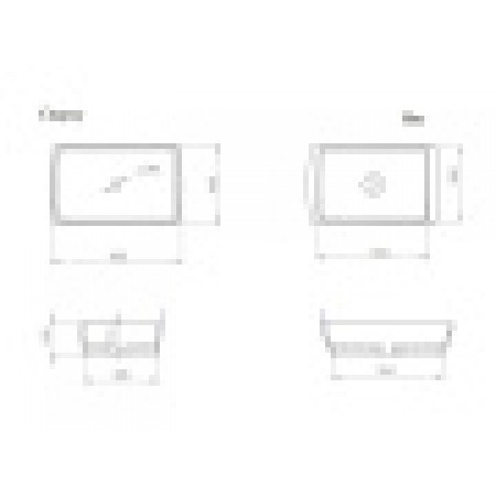 Раковина каменная накладная матовая 65x40 SALINI GLORIA 312 1102212MRF окрашена по RAL Раковина каменная накладная матовая 65x40 SALINI GLORIA 312 1102212MRF окрашена по RAL