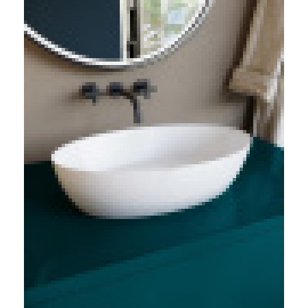 Раковина каменная глянцевая 56х35 SALINI ALDA 110611GRH окрашена по RAL снаружи Раковина каменная глянцевая 56х35 SALINI ALDA 110611GRH окрашена по RAL снаружи