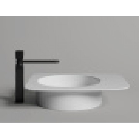 Раковина каменная матовая 55х45 SALINI NINFEA 130221MRF окрашена по RAL Раковина каменная матовая 55х45 SALINI NINFEA 130221MRF окрашена по RAL