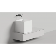 Раковина накладная 450х450х450 см SALINI ARMONIA 130523TM белая