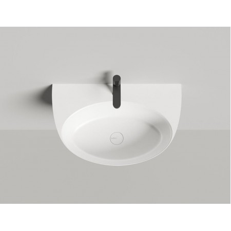 Раковина каменная накладная глянцевая 60x71 SALINI ALDA 140313GRF окрашена по RAL Раковина каменная накладная глянцевая 60x71 SALINI ALDA 140313GRF окрашена по RAL