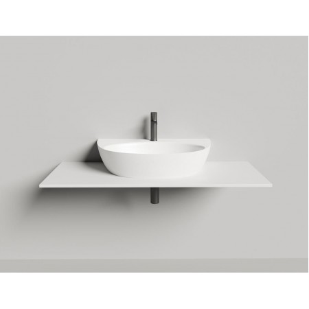 Раковина каменная накладная матовая 60x71 SALINI ALDA 140323MRH окрашена по RAL снаружи Раковина каменная накладная матовая 60x71 SALINI ALDA 140323MRH окрашена по RAL снаружи