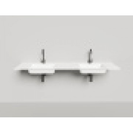 Раковина-столешница каменная матовая 180x50 SALINI ONDA 1402202M Раковина-столешница каменная матовая 180x50 SALINI ONDA 1402202M