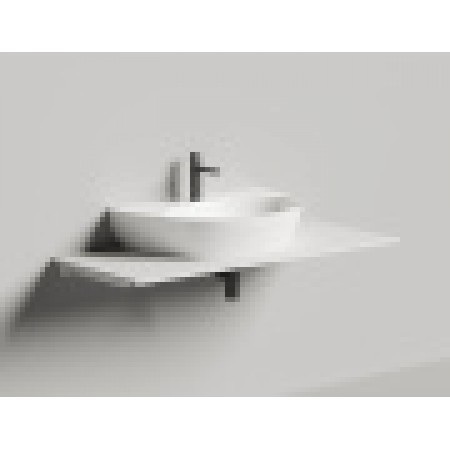 Раковина каменная накладная матовая 60x71 SALINI ALDA 140323M Раковина каменная накладная матовая 60x71 SALINI ALDA 140323M