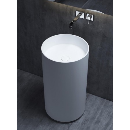 Раковина каменная матовая 45х45 SALINI ARMONIA 201 130111SMRH окрашена по RAL снаружи Раковина каменная матовая 45х45 SALINI ARMONIA 201 130111SMRH окрашена по RAL снаружи