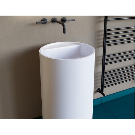 Раковина напольная с отверстием под смеситель SALINI ARMONIA TOP 201 покраска по RAL снаружи 130125MRH Раковина напольная с отверстием под смеситель SALINI ARMONIA TOP 201 покраска по RAL снаружи 130125MRH