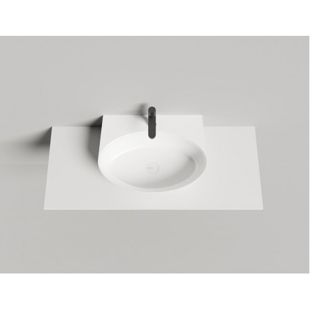 Раковина каменная накладная матовая 58x45 SALINI ALDA 140322MRF окрашена по RAL Раковина каменная накладная матовая 58x45 SALINI ALDA 140322MRF окрашена по RAL