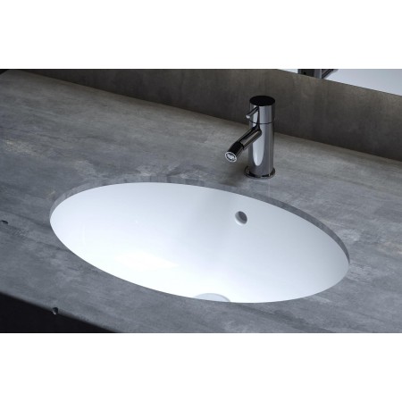 Раковина каменная подстольная глянцевая 57x40 SALINI CALLISTA 109 1101109G Раковина каменная подстольная глянцевая 57x40 SALINI CALLISTA 109 1101109G