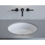 Раковина каменная подстольная матовая 75x40 SALINI MAREA 10 1802210MRF окрашена по RAL