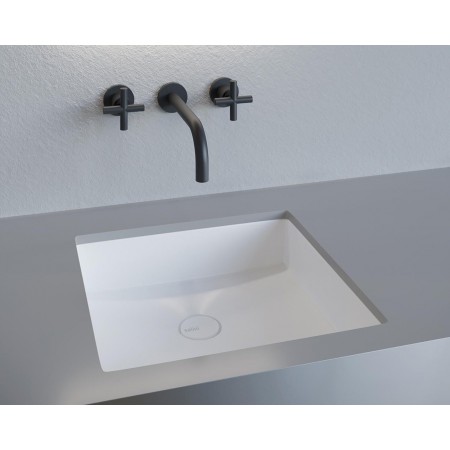 Раковина каменная подстольная матовая 42х42 SALINI MAREA 07 1802207MRF окрашена по RAL Раковина каменная подстольная матовая 42х42 SALINI MAREA 07 1802207MRF окрашена по RAL