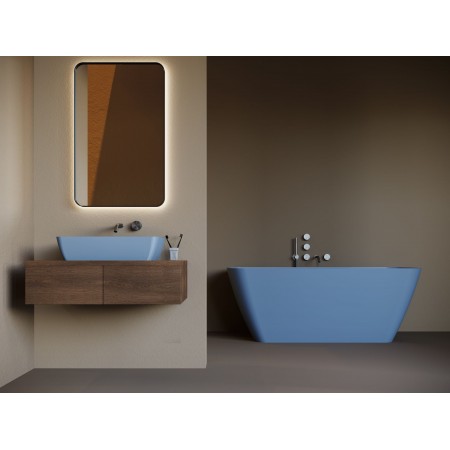 Ванна каменная отдельностоящая матовая 180х81 SALINI AGATHA 100221M Ванна каменная отдельностоящая матовая 180х81 SALINI AGATHA 100221M