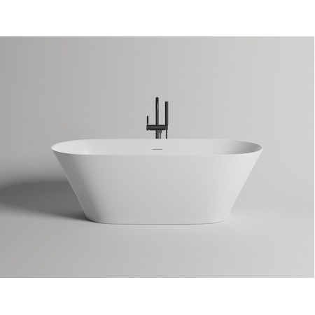 Ванна каменная отдельностоящая матовая 180х80 SALINI MONA 102921M белая Ванна каменная отдельностоящая матовая 180х80 SALINI MONA 102921M белая