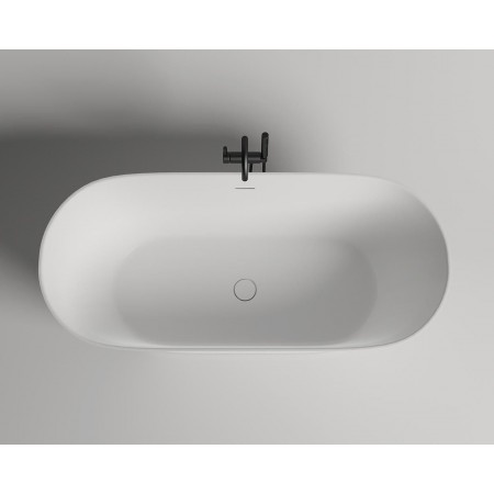 Ванна каменная отдельностоящая матовая 180х80 SALINI MONA 102921M белая Ванна каменная отдельностоящая матовая 180х80 SALINI MONA 102921M белая